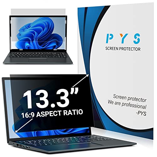 Écran de confidentialité amovible PYS pour ordinateur portable 13,3" anti-reflet