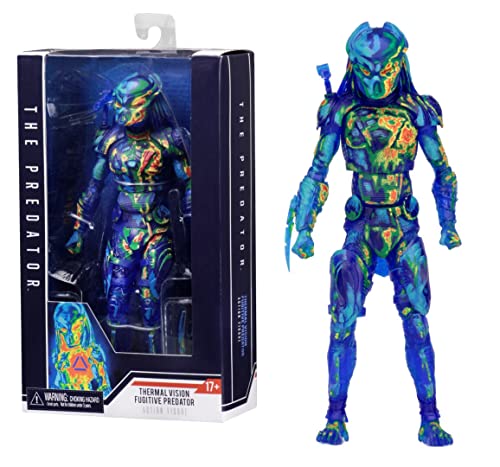 Lkcozsm Predator The 7 Inch Action Figure Movie Series - Thermal Vision Fugitive #TOP25