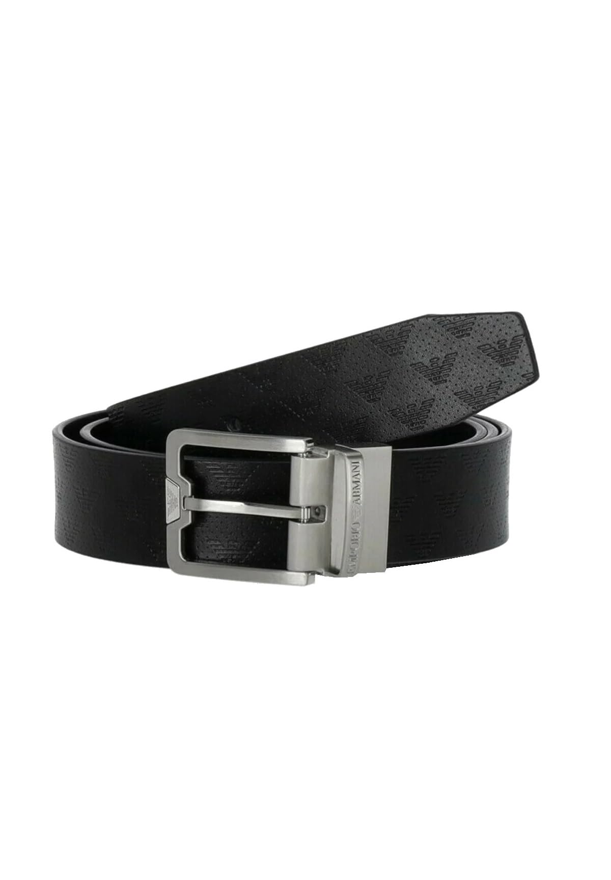 Emporio Armani Leather Belt Black One Size