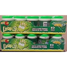 Jovy Limonazo Mexican Candy Salt & Lemon Powder Pack of 2 Total of 20 Pieces