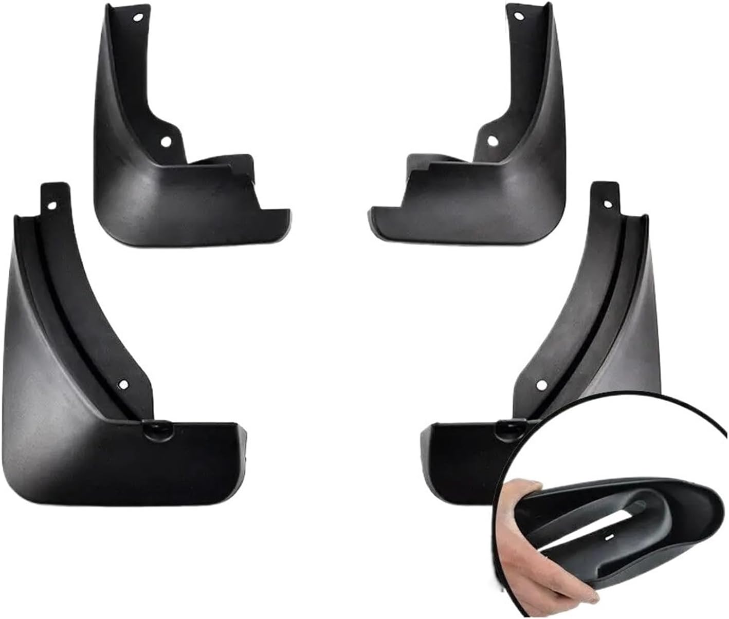 Set Car Mud Flaps Compatible with Skoda 3 A7 2013-2018 Sedan Mudflaps Splash Guards Mud Flap Mudguards 2014 2015 2016 Accessories