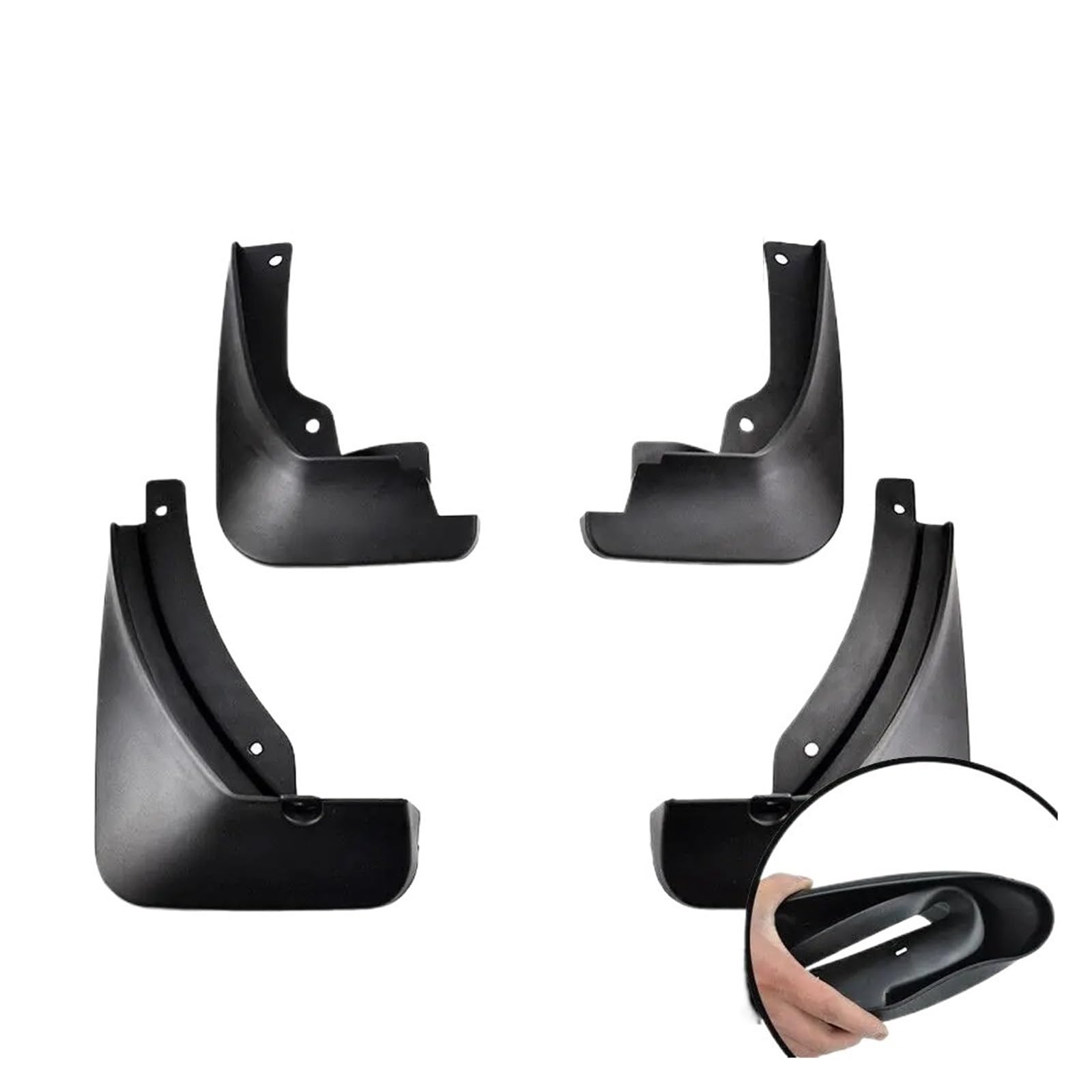 Set Car Mud Flaps Compatible with Skoda 3 A7 2013-2018 Sedan Mudflaps Splash Guards Mud Flap Mudguards 2014 2015 2016 Accessories