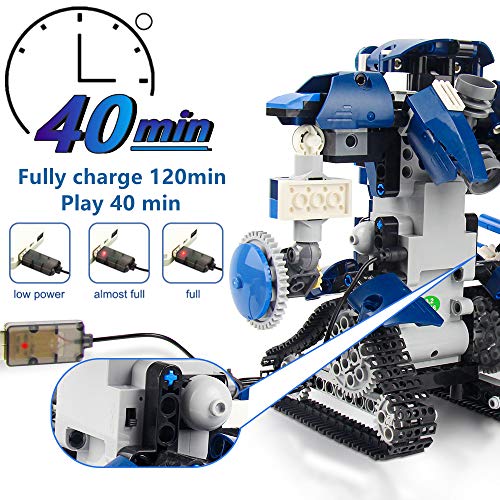 CIRO Almubot Battlefield I, Remote Controlled Robot Building 405+ pieces Kit, Ages 8+