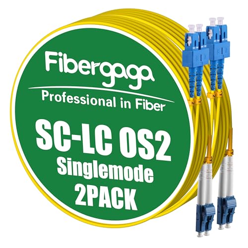 Câble fibre optique OS2 monomode LC SC 20m jarretière optique 10G