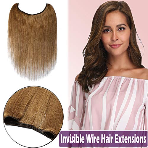 Down Hairro Miracle Wire Extensions Human Hair 16 Inch