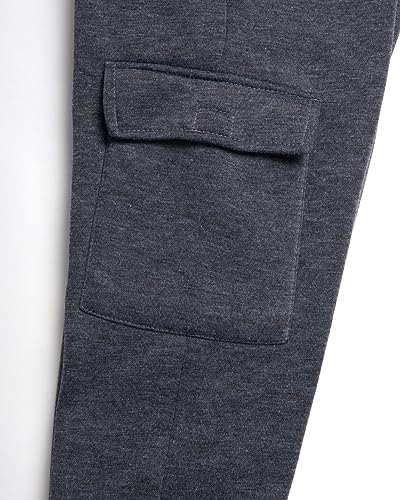 Quad Seven Boys Sweat Suit Set - 2 Piece Soft Fleece Pullover Hoodies and Athletic Cargo Jogger Sweatpants for Boys (5-18)4