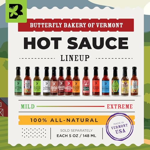 Image of Butterfly Bakery of Vermont Cilantro Onion Hot Sauce, 5 fl oz