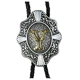 Landisun Handmade Round Shape Western Cowboy Bolo Tie