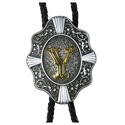 Landisun Bolo Tie Handmade Round Shape Men Western Cowboy