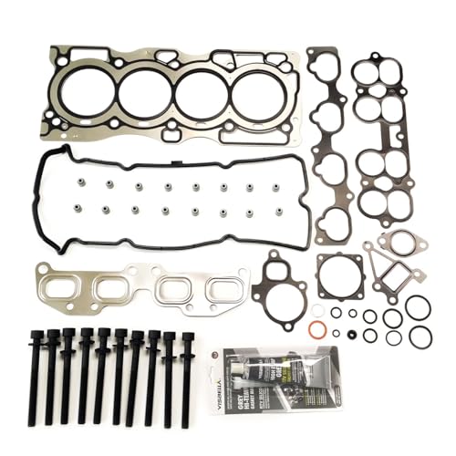 Image of Partsflow HS26261PT Engine Head Gasket Set W /Bolts Compatible With 2002-2006 Nissan Altima Sentra 2.5L OE #HS54444, CS26261, ES72198