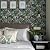 Ismoon Green Wallpaper Peel and Stick Vintage Floral Stick on Wall Paper 16.1x78.7in Moody Tropical Contact Paper Jungle Dark Botanical Leaf Removable Self Adhesive Wallpaper for Bedroom, Black/Green