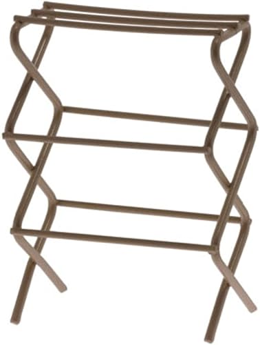 Tendedero de ropa en miniatura para casa de muñecas