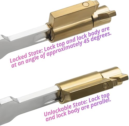 Miniatura 6 de Romi Dispositivo de castidad masculina de acero inoxidable para burlarse de la jaula de pene bloqueado para hombres plateado (1.77 pulgadas)
