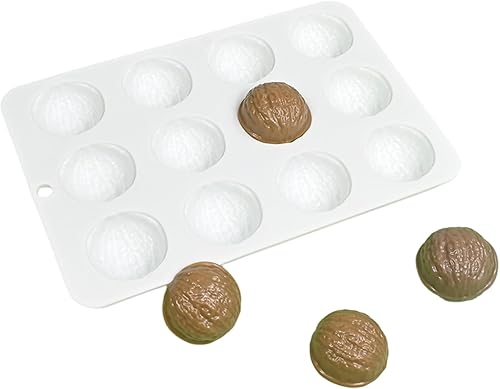 Food Grade Silicone Mold, 12-Cavity Chocolate & Candy Making Tray For Baking, Dessert Mold