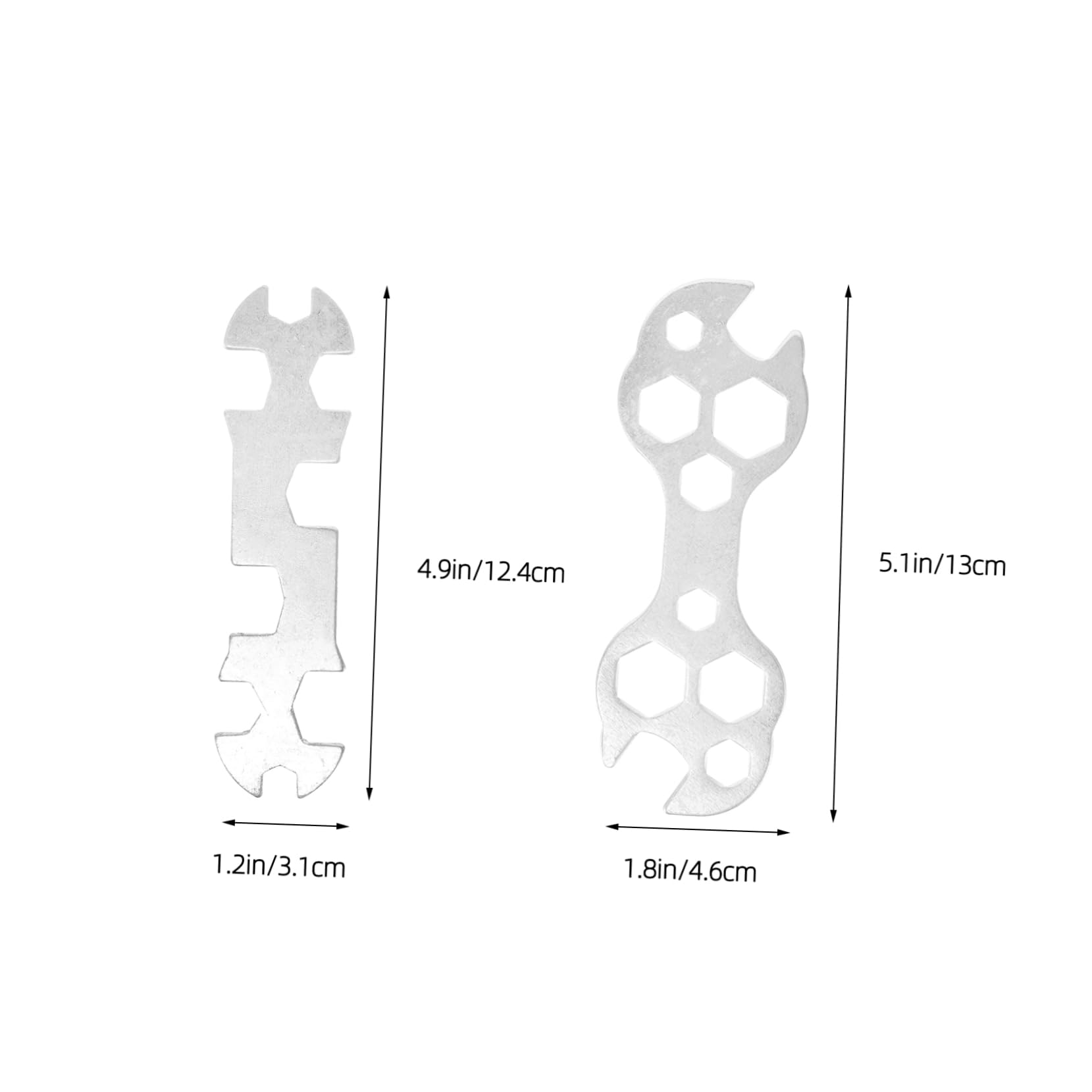 OSOLADY Multifunction Tools Bicycle Allen Wrenches 2 Pack Spoke Wrench Bicycle Motorcycle Bike Wheel Truing Tool