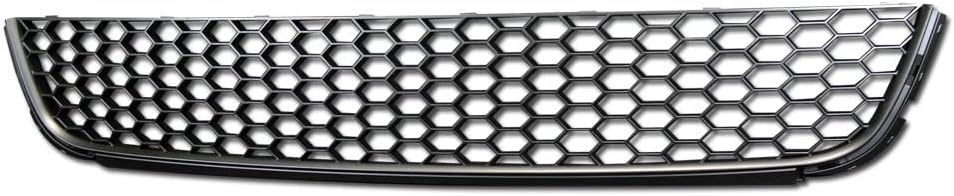 7422449842806 Compatible With 2010-2013 VW Golf / 2010-2014 Jetta Sport Wagen MK6 Glossy Black Honeycomb Mesh Front Lower Bumper Grill Grille