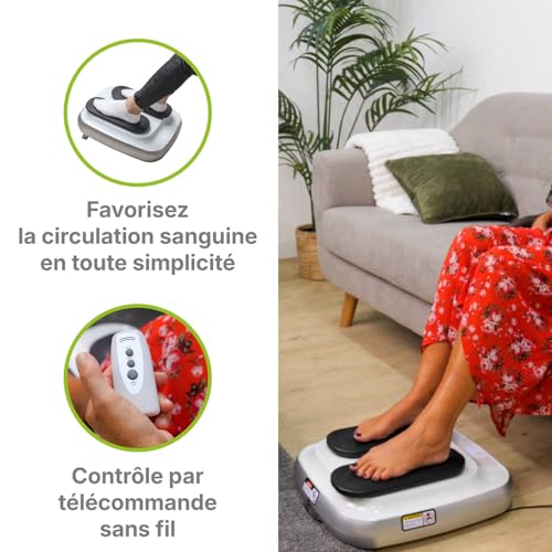 Identités, Simulateur de Marche, Exerciseur de Jambes Électrique, Marche Assise, Stimuler Jambes et Cœur, Idéal pour Sénior, Appareil ultra-silencieux, Télécommande Sans fil – Image 6