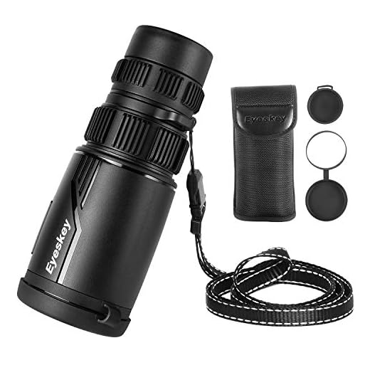 Eyeskey Seeker Pro HD Packet Monocular | Waterproof and Fog-Proof | Optimized Clear Optics | Compact Size Theater Monoculars for Birding Travelling (8-24X42)
