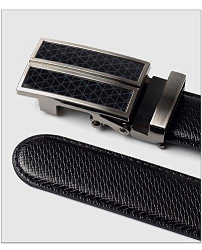 maskfactory Men's Genuine Leather Dress Belt (Style D - GADDI Business)2