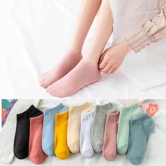 HIMAYAS Cotton Fiber Summer Socks for Women Eco-Friendly and Cool (Multicolor) PACK OF 5 4