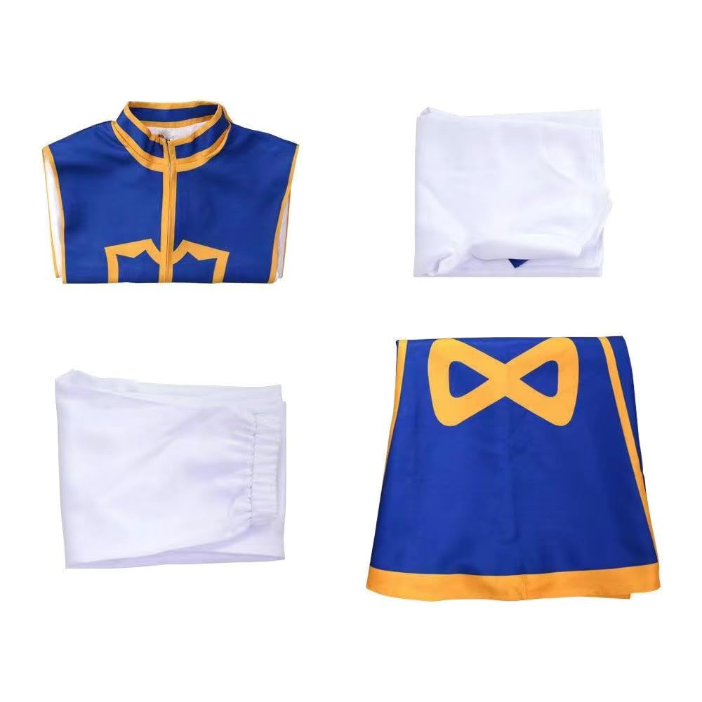 Zhongkaihua Kurapika kostium cosplay, anime, mundur z peruką, rekwizyt, bransoletka, pełny strój, odgrywanie ról, Halloween, przyjęcie, karnawał, dla fanów