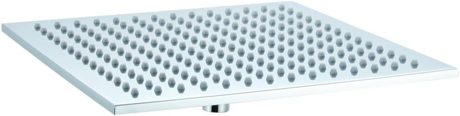 Kelica 16 inch Solid Brass Round Fixed Rainfall Shower Head Chrome