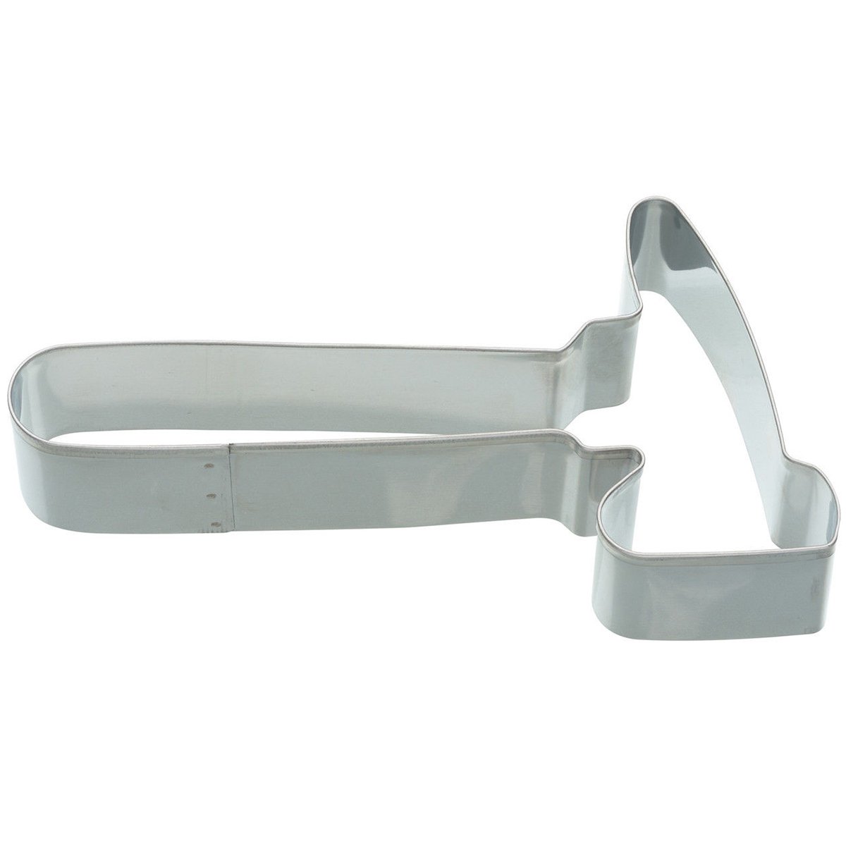 Kitchencraft Silver Kitchen Craft Kc3538 Metal Cookie Cutter-Large 12Cm Hammer Design,