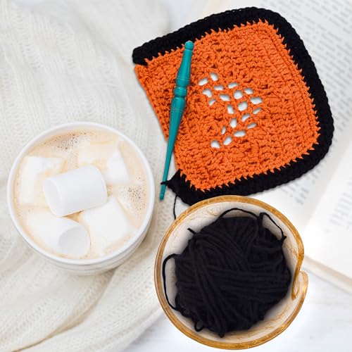 Image of Handcrafted Resin Yarn Bowl, Knitting Resin Storage Bowl, Crochet Kit Organizer. (Golden)