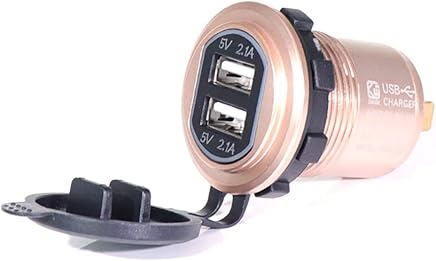 Kongqiabona KWG-L5 Metal Car Phone Modger Cargador de Coche Motocicleta Toma de Corriente USB Dual USB Cargador de veh?culo 5V4.2A Impermeable Kongqiabona KWG-L5 Metal Car Phone Modger Cargador de Coche Motocicleta Toma de Corriente USB Dual USB Cargador de veh?culo 5V4.2A Impermeable