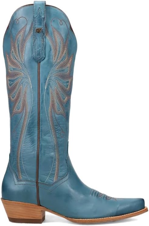 Dan Post Western Boots Womens Snip Toe Grace Leather Blue DP7152