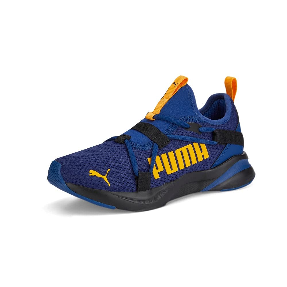 PUMA Softride Rift Slip-On Pop (Big Kid) Blazing Blue/Tangerine 5.5 Big Kid M