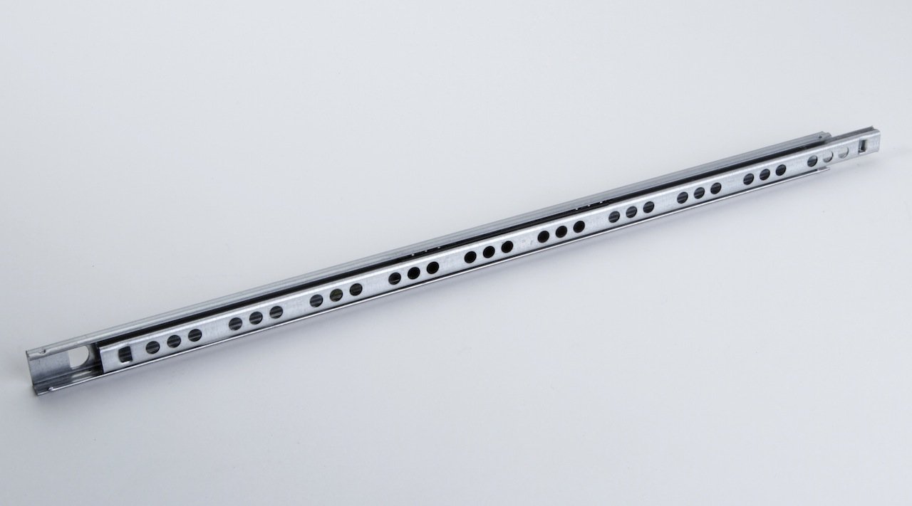 High Quality Ball Bearing Drawer Slide, Single Extension Drawer Slide, 342 mm, 17 mm nut