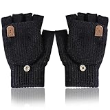 ❄Nombreuses Applications❄ Les gants tricotés à demi-doigts conviennent à diverses activités intérieures et extérieures telles que le travail, l'apprentissage, la course, le cyclisme, la conduite, le ski, etc. et gardent vos mains agréablement au chaud.