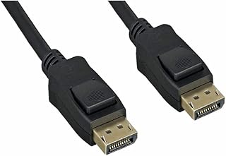 CableWholesale 10H1-70103 3 ft. DisplayPort Male DisplayPort V1.4 Video Cable with 8k & 60Hz - 4k & 120Hz 32.4 Gbits Data Rate