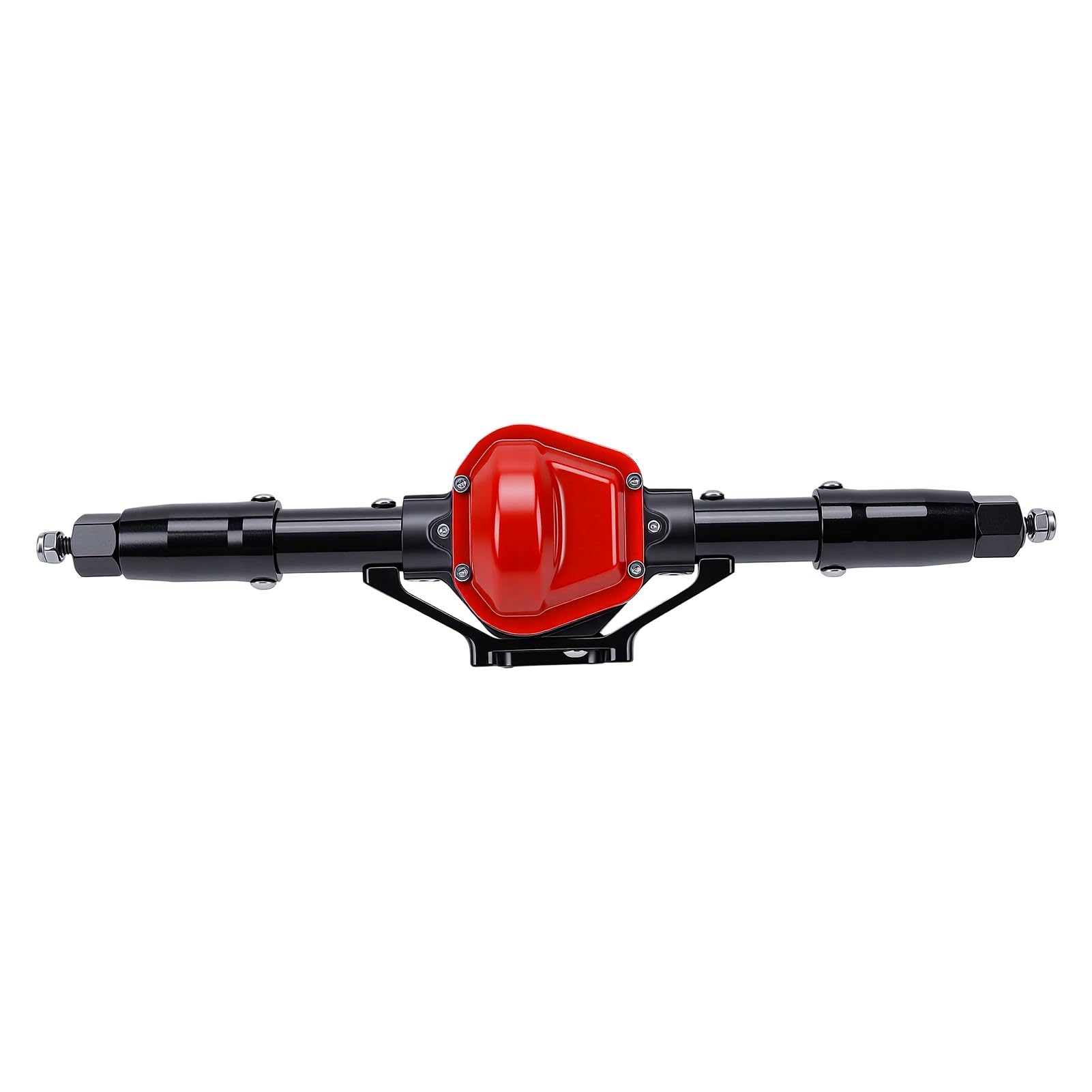 Drfeify Eje Trasero de Oruga RC, Reemplazo de Piñón Alto de Aluminio para