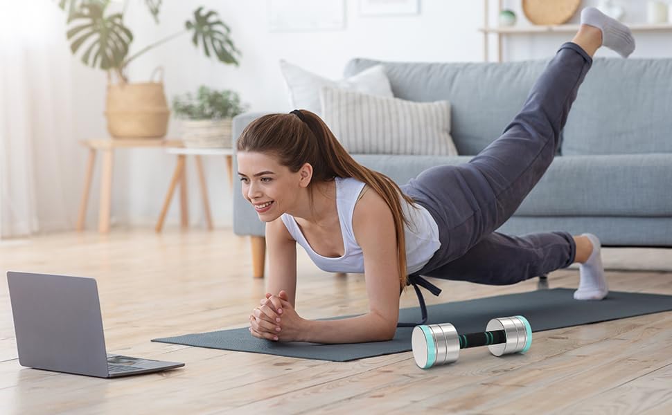 Dripex Hanteln Set Einstellbare Hantel 2x2.5kg, Kurzhanteln aus Stahl enthalten. 2,5kg 5kg 7,5kg 10kg 15kg 25kg 30kg 50kg Fitness Hanteln 5 KG mit Schaumstoff Griff für Zuhause