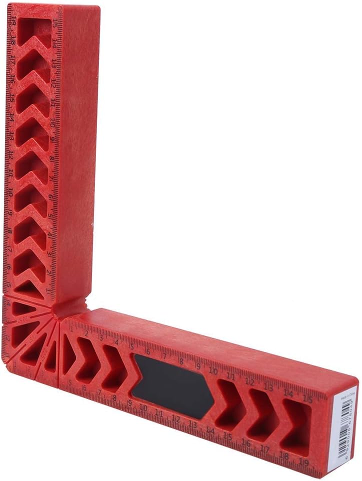 Right Angle Positioner, 90 Degree Right Angle Positioner Clear Scale Corner Clamp Woodworking Corner Clamp Carpenter Positioning Accessory/3120