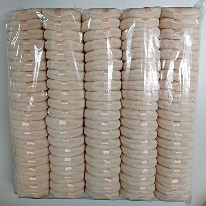 Powder Puff for Makeup Face Powder Set of 1, 3, 5, 10 (Wholesale 100pcs)