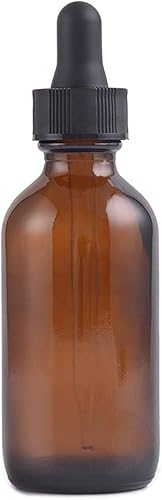 Miniatura 4 de VIGOR PATH Paquete de 2 botellas con cuentagotas de vidrio ámbar, completo con cuentagotas de vidrio cónico para aceite esencial o cualquier líquido