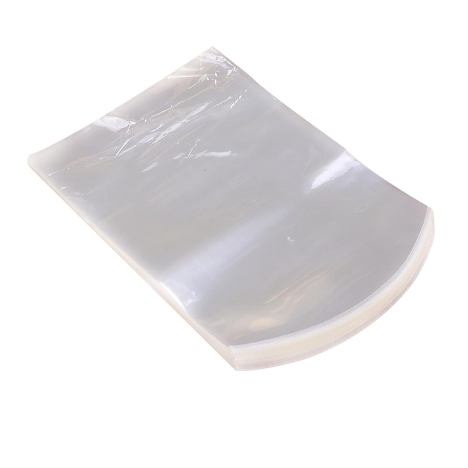 100pcs PVC Heat Shrink Film Bags 9x25cm Curved Sealing Wrap for Food Packaging, Bottle and Craft Protection, Industrial Shrink Wrap Supplies for Shipping and Storage