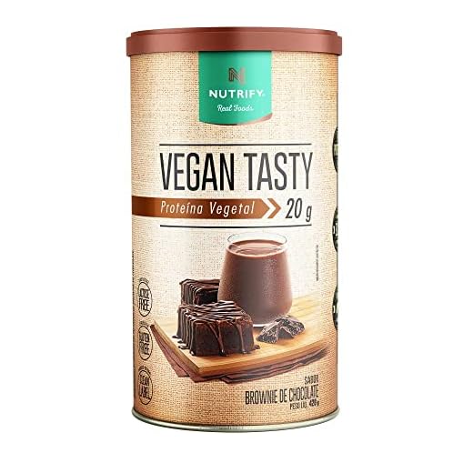 Nutrify Real Foods Proteína Vegana Vegan Tasty Brownie Nutrify 420G