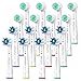 Recambios Cepillo Compatible con Oral B, Cabezales de Recambio Para Oral-B Pro 1 2 Smart 4/5/6 Genius niños Cepillo de Dientes Eléctrico, 8 Cross Action y 8 Precision Cabezals