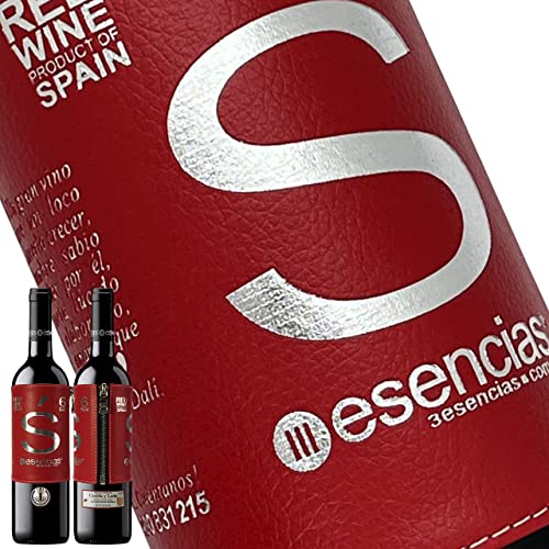 Miniatura 6 de Estuche-Maletín De Lujo Con 2 Exclusivos Vinos. Elegante Regalo De Vino Tinto Premium S Edición Limitada Etiqueta De Cuero Y Set De 4 Accesorios