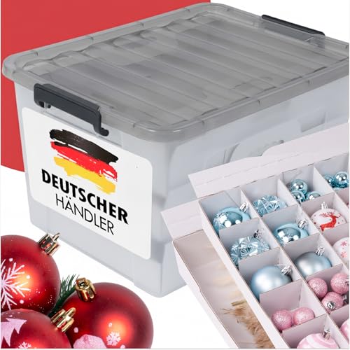 Weihnachtsdeko Box 21 Stackmeister Aufbewahrungsbox Weihnachtskugeln I Ultimative Sicherheit...