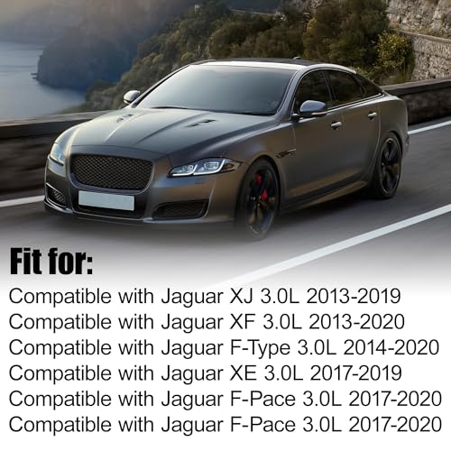 Image of Intake Manifold Gasket Kit Compatible with Jaguar XJ XF F-Type F-Pace XE 3.0L 2013-2020 Replace LR041680 C2Z17248 C2Z17249