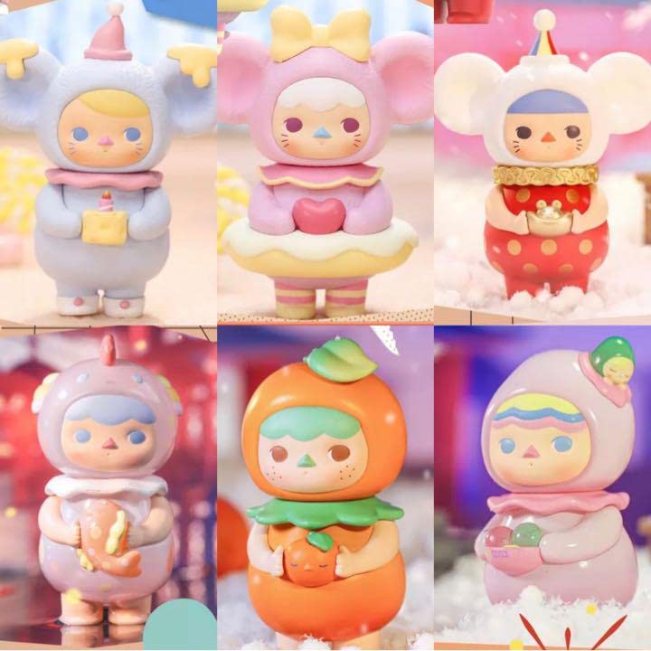 Amazon.co.jp: POPMART pucky Mouse Babiesシリーズ 新年限定 : おもちゃ
