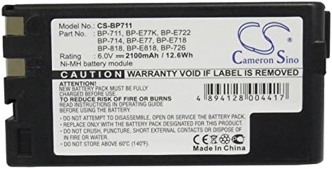 BP-E718、BP-E722、BP-E77、BP-E77K、2100mAhバッテリー交換用 Canon ES180、ES190、E