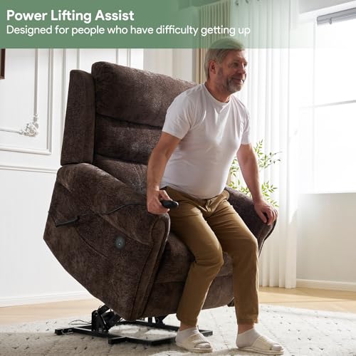 Sillón eléctrico reclinable café con masaje y calor miniatura 3