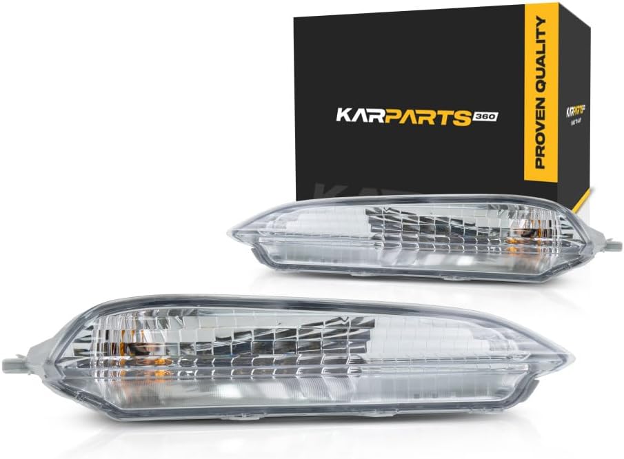 For 2016 2017 2018 Honda Pilot Pair Driver and Passenger Side Turn Signal Light With Bulbs Included CAPA Certified HO2530127 HO2531127 - Replaces 33300-TG7-A01 33300-TG7-A01 | w/Park Lamps