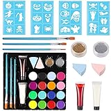 Fácil y perfectamente seguro. Imagina que puedes divertirte mucho y no te preocupes con nuestro kit de pintura facial para niños y adultos. Accesorios esenciales para fiestas